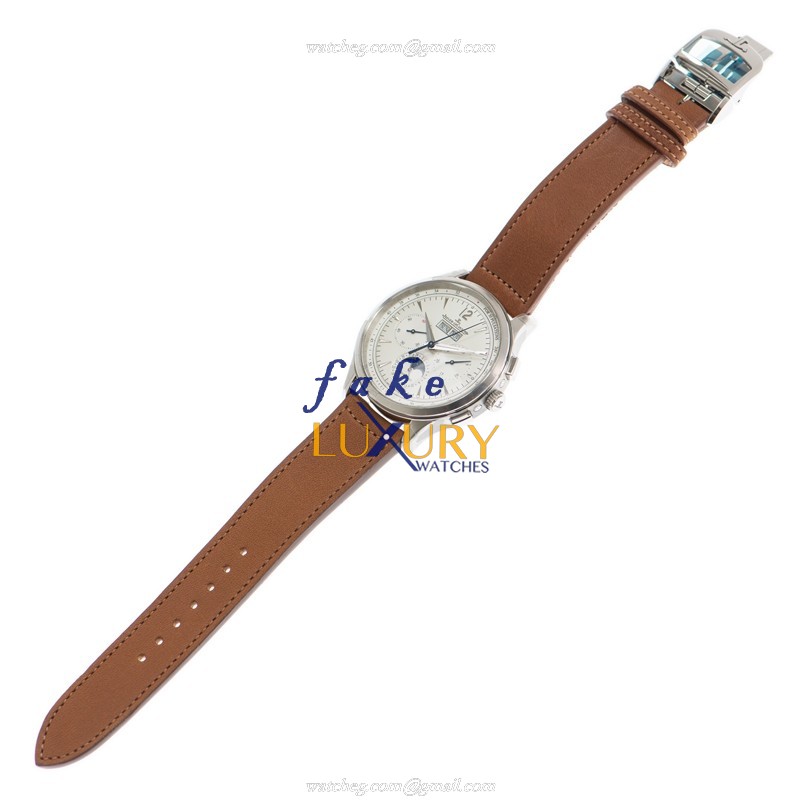 Jaeger-Lecoultre Q4138420 Master Ultra Thin Automatic Silver Dial Leather Replica Watch - Image 2