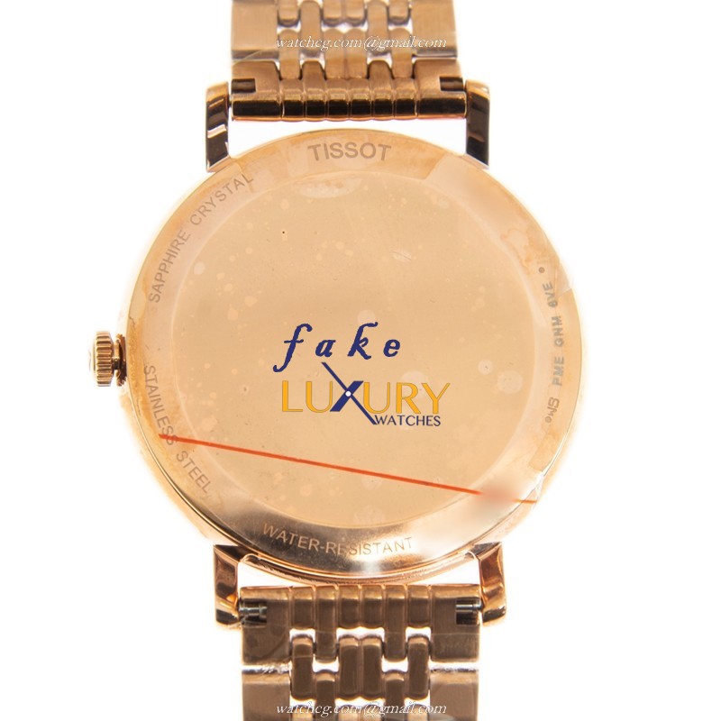 Tissot T109.410.33.031.00 | EVERYTIME Quartz PVD Gold Silver Dial | Replica Watch - Image 3