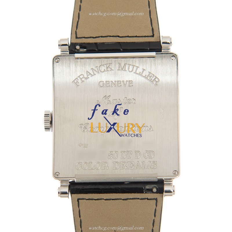 Franck Muller 6000 K SC DT D CD COL DRM OG Master Square Automatic Silver Dial Replica Watch - Image 3