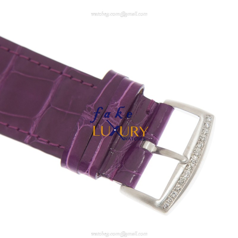 Franck Muller 1200SCD-DRMOG-PUR LONG ISLAND Automatic 18kt White Gold Diamond Replica Watch - Image 4