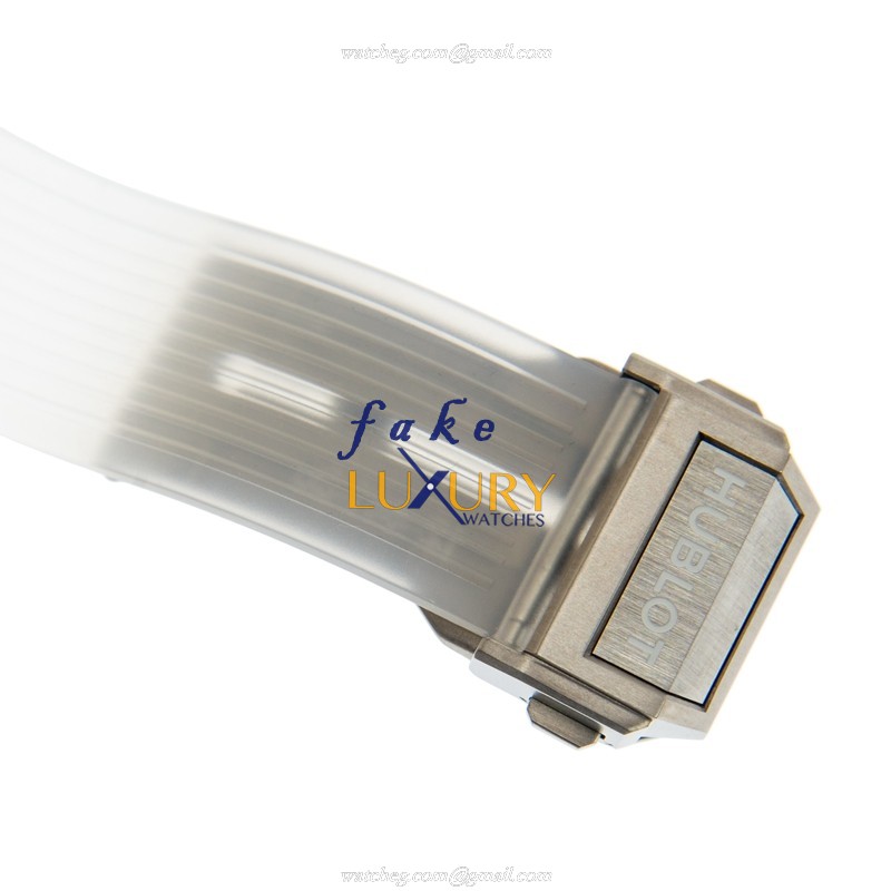 Hublot 441.JX.4802.RT.4099 Automatic 18kt White Gold Sapphire Replica Watch, Swiss Movement - Image 4