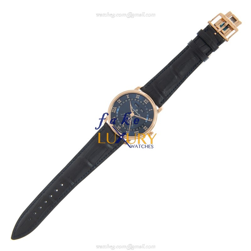 Blancpain 6654-3640-55B CLASSIQUE Replica Watch - Automatic - Blue Dial - Rose Gold Case - Image 2