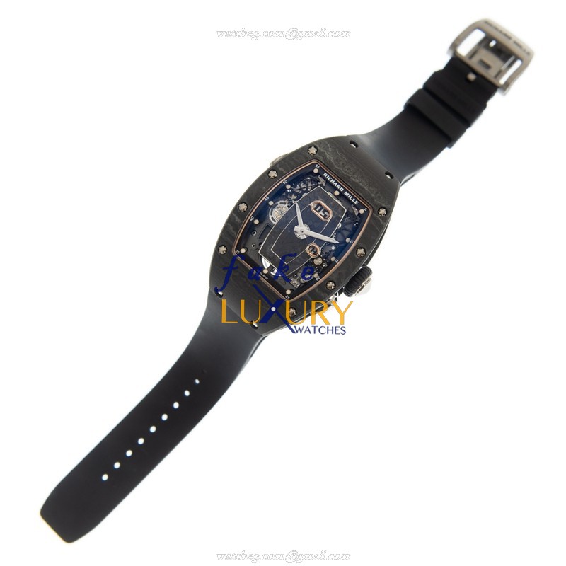 Richard Mille RM037TI-CA Automatic Ceramic Transparent Dial Rubber Strap Replica Watch - Image 2