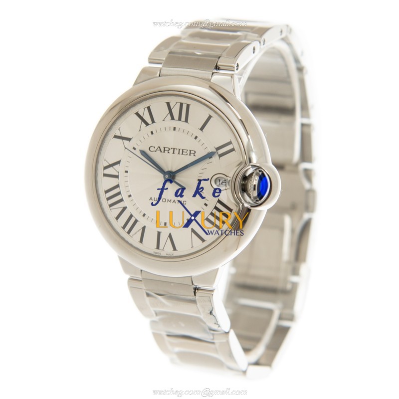 Cartier WSBB0040 BALLON BLEU Automatic Swiss Movement Stainless Steel Replica Watch with Sapphire - Image 3