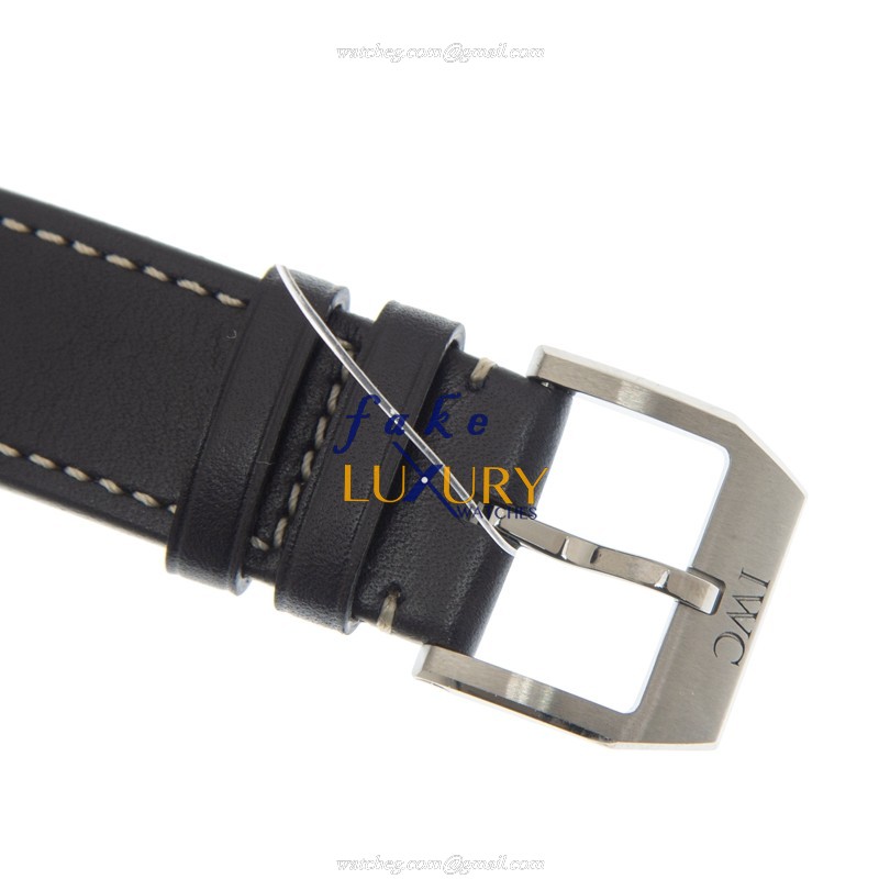 IW388101 - IWC Pilots Automatic Replica Watch Blue Dial Steel Leather - Image 4