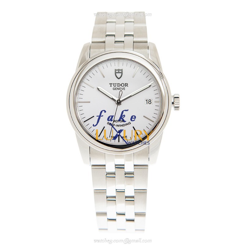 Tudor Glamour Date 55000-68050-WT - Replica Watch - Automatic - Steel Case - White Dial - Image 2