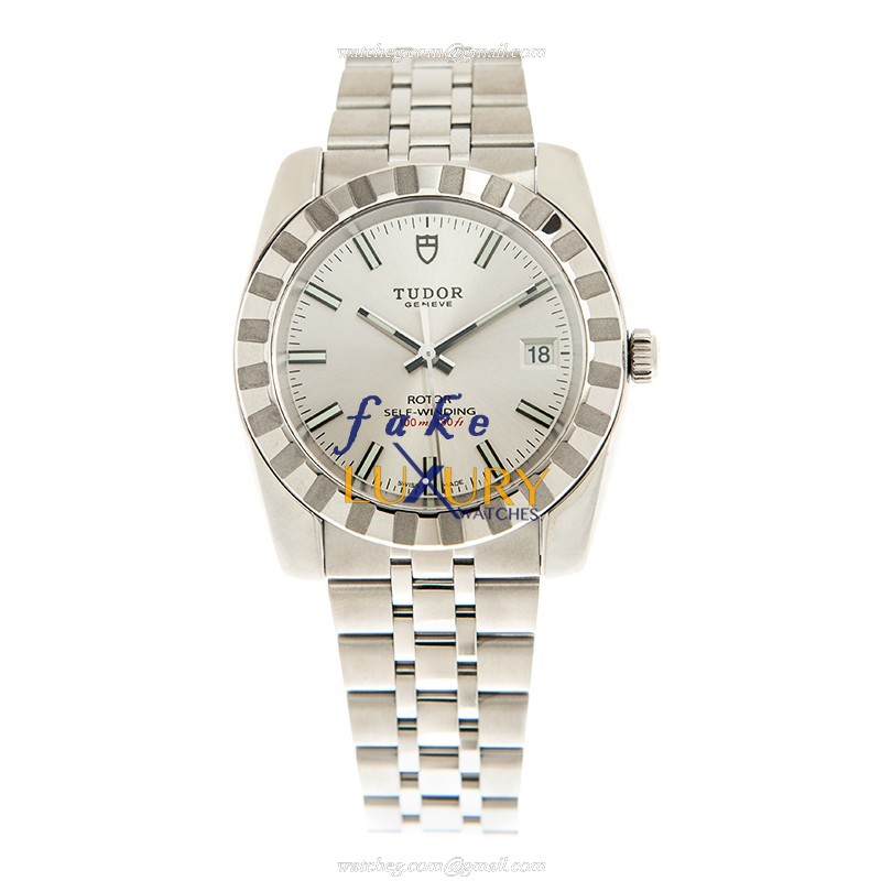Tudor 21010-62580-SV CLASSIC Automatic Stainless Steel Replica Watch - Swiss Movement, Silver Dial - Image 2