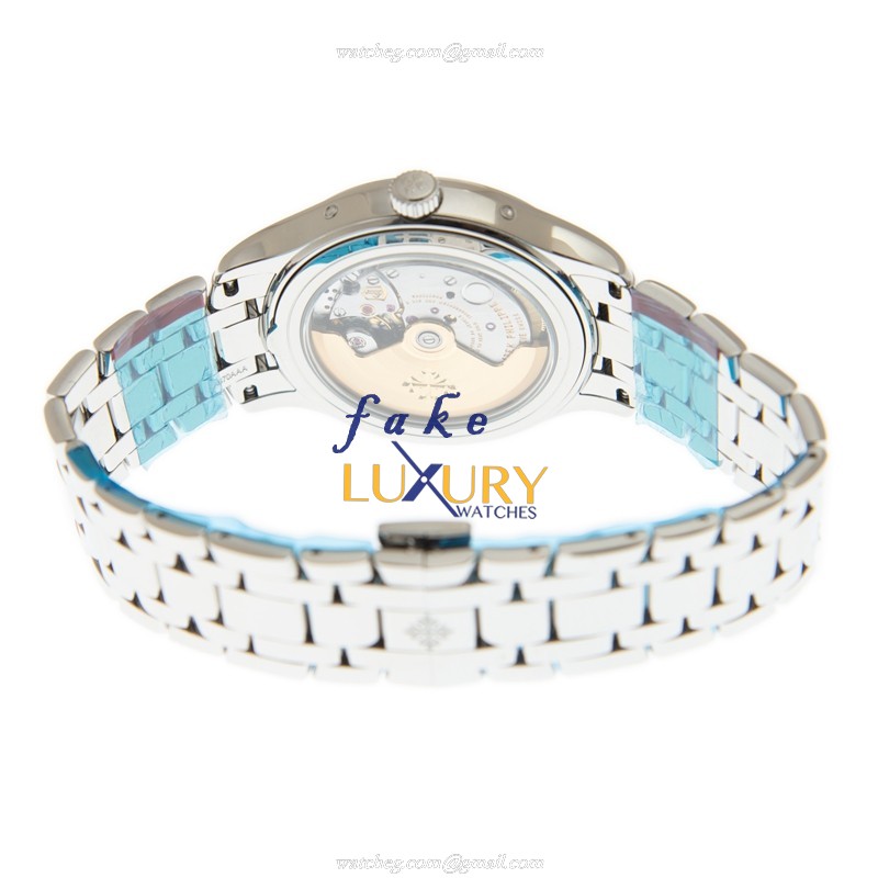 Patek Philippe 4947/1A-001 Replica Watch, Automatic Movement, Blue Dial, Stainless Steel Case - Image 4