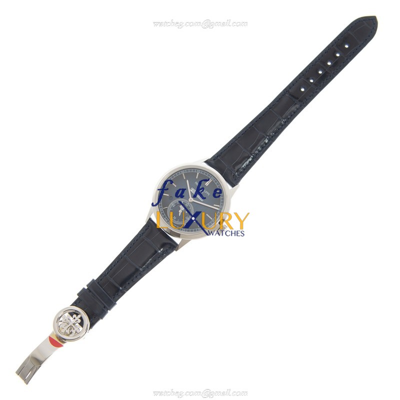 Patek Philippe 5236P-001 Replica Watch - Automatic Platinum - Dark Blue Dial Alligator Strap - Image 2