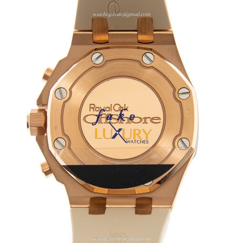 Audemars Piguet 26236OR.YY.D085CA.01 Royal Oak Offshore Replica Watch, Automatic, Rose Gold & - Image 3
