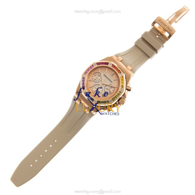Audemars Piguet 26236OR.YY.D085CA.01 Royal Oak Offshore Replica Watch, Automatic, Rose Gold & - Image 2