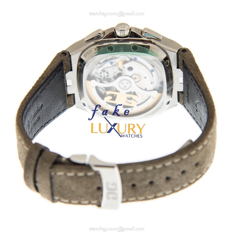 Glashutte Replica Watch 1-37-02-06-02-35 Automatic Movement, Blue Dial, Brown Leather Strap - Image 4