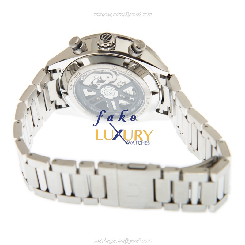 Tag Heuer Carrera CBN2A10.BA0643 Replica Watch, Green Dial, Steel Bracelet, Automatic - Image 4