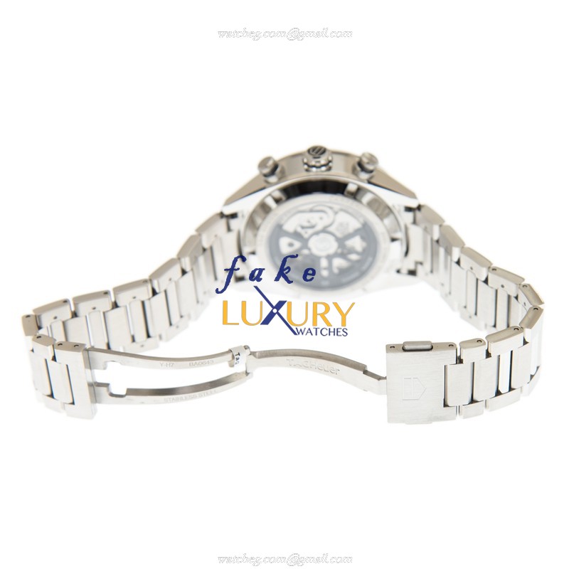 Tag Heuer Carrera CBN2A10.BA0643 Replica Watch, Green Dial, Steel Bracelet, Automatic - Image 5