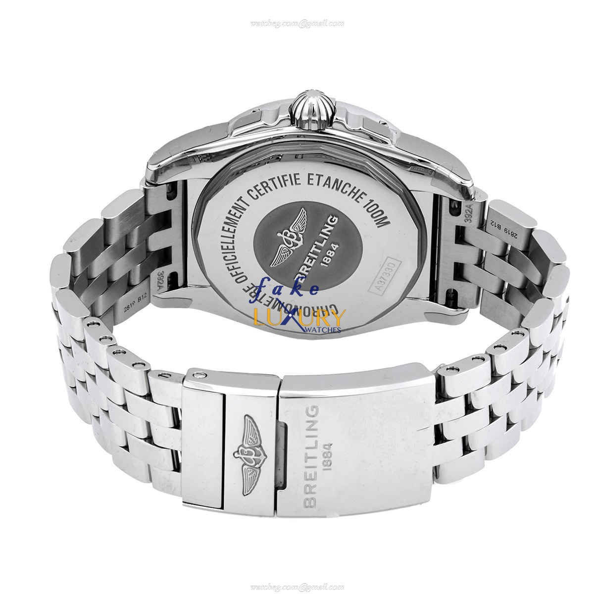 Breitling Galactic A37330121A1A1 Automatic White Dial Silver Steel Replica Watch - Image 3