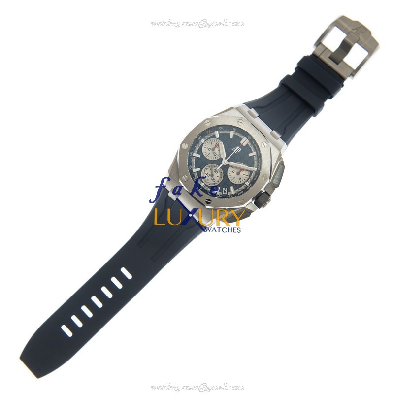 Audemars Piguet Royal Oak Offshore 26420TI.OO.A027CA.01 Replica Watch, Blue Dial, Titanium Case - Image 2