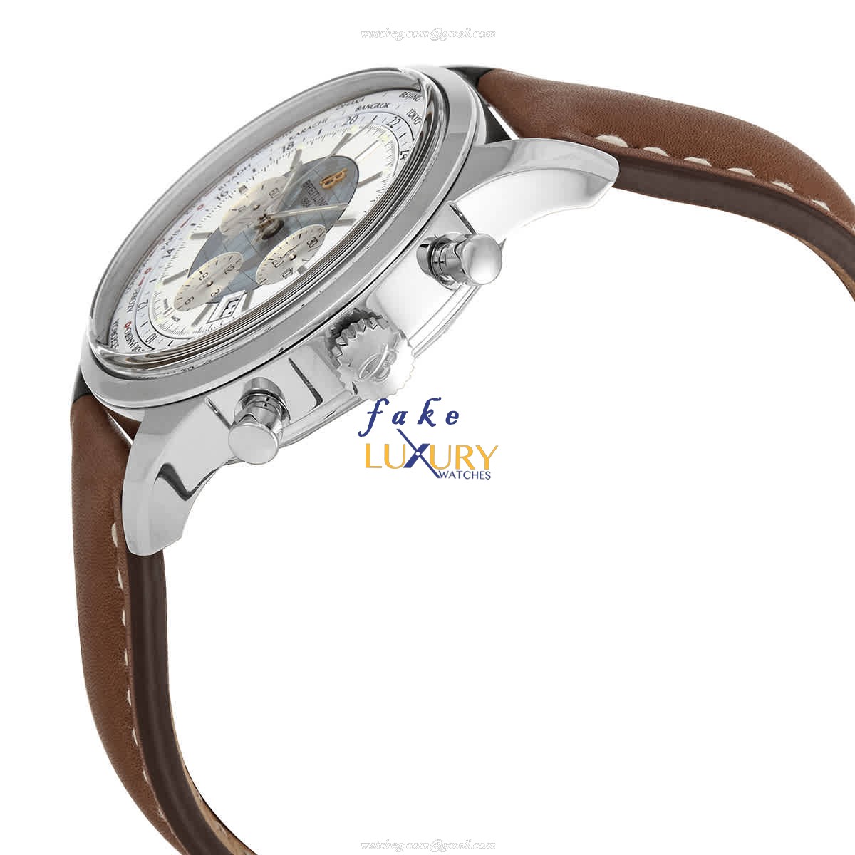 Breitling Transocean Chronograph Replica Watch AB0510U0/A732-440X/A20D.1, Automatic White Dial - Image 2