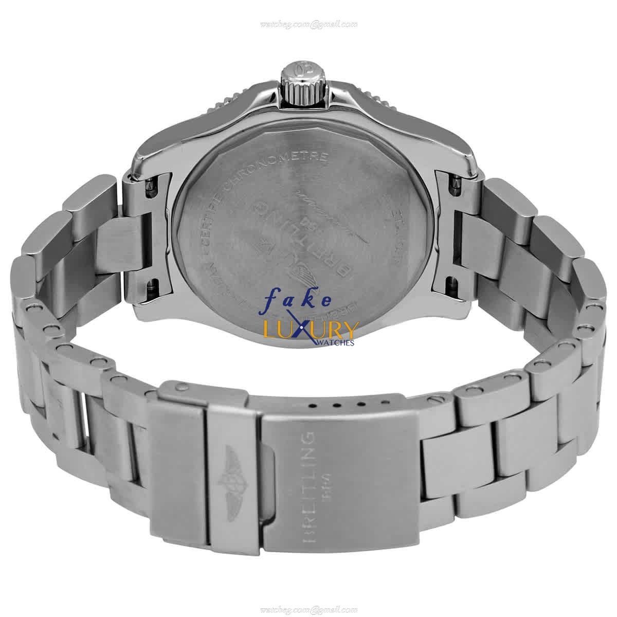 A17316D71O1A1 - Breitling Superocean 36 Replica Watch - Automatic Orange Dial Stainless Steel - Image 3