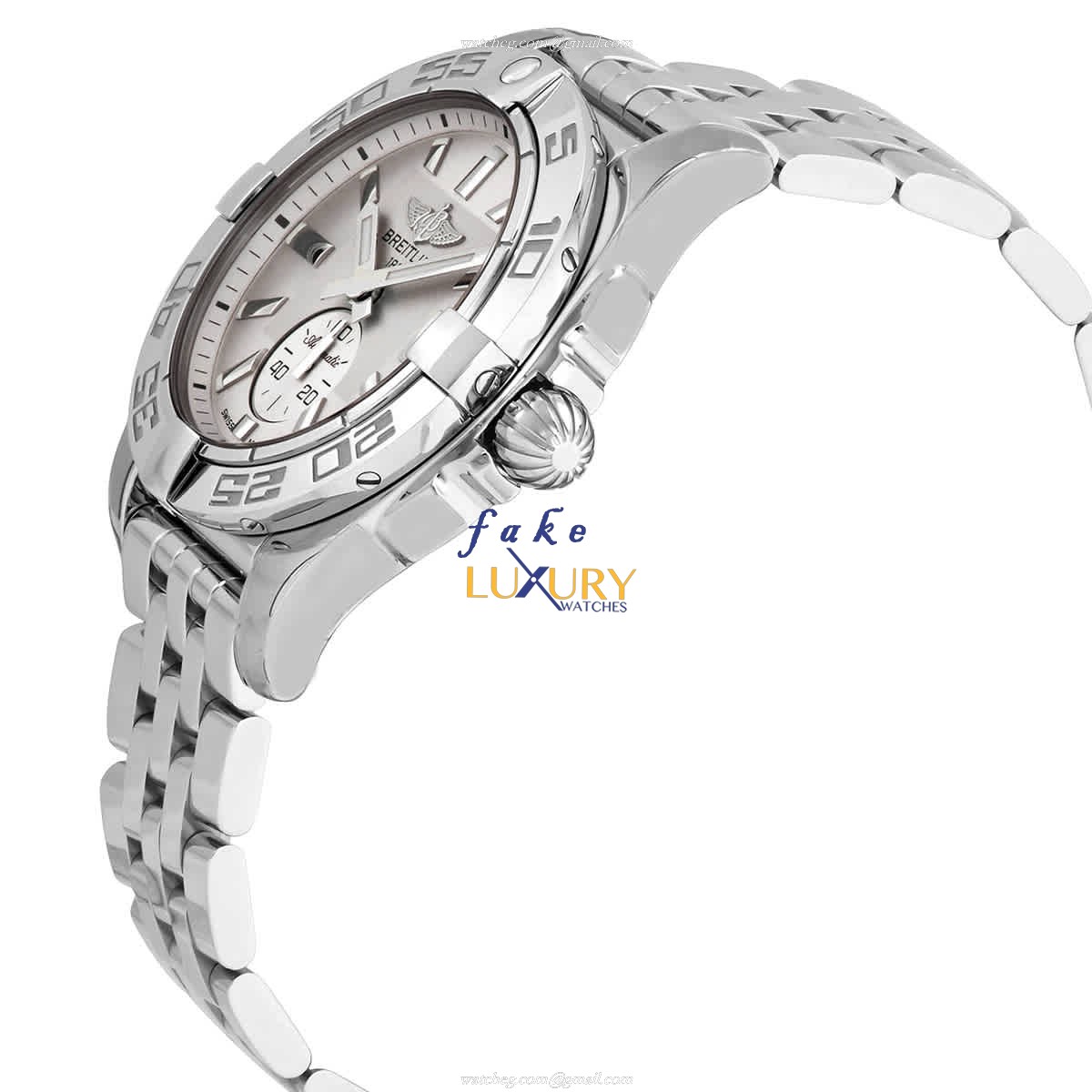 Breitling Galactic A37330121G1A1 Replica Watch, Automatic Movement, Silver Dial, Steel - Image 2