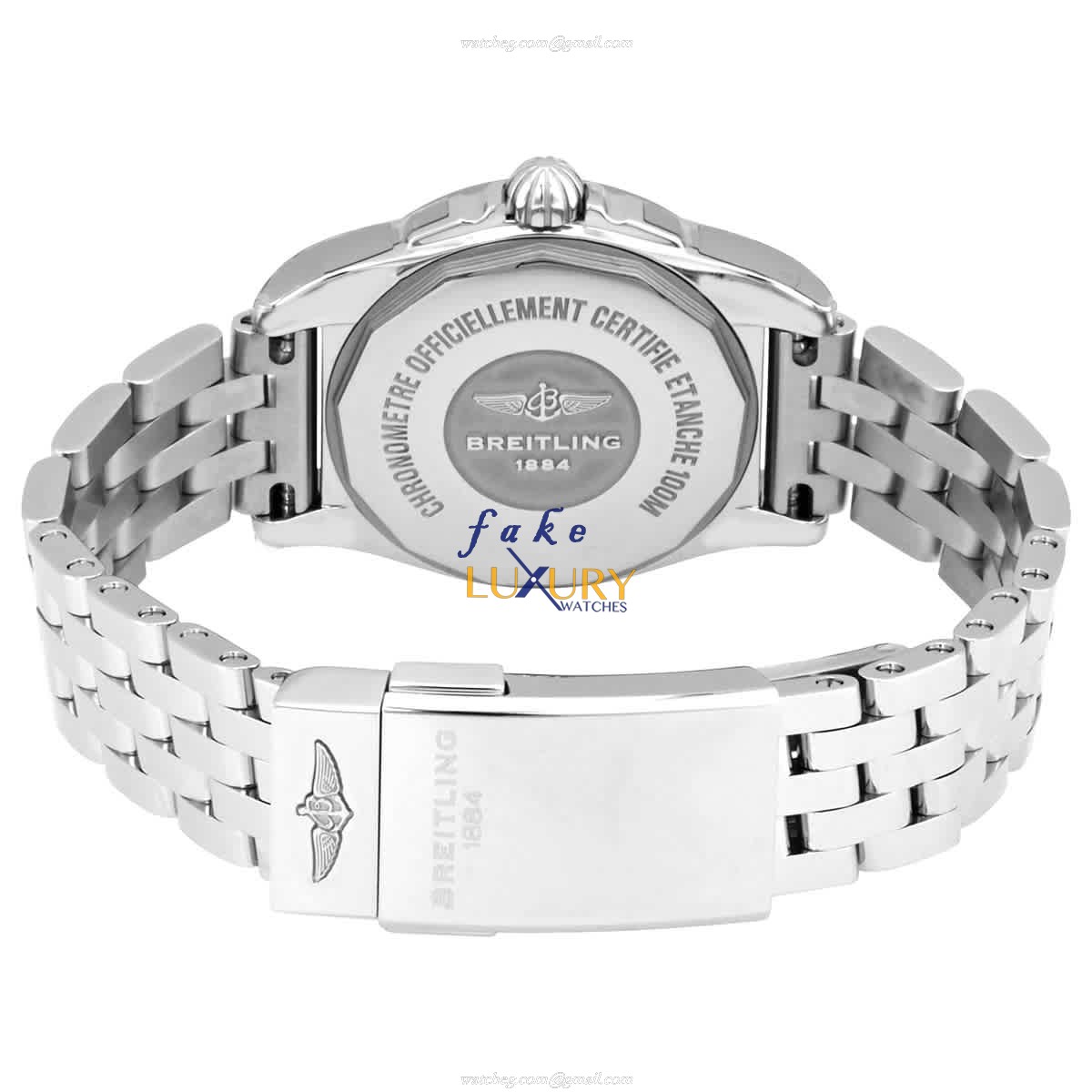 Breitling W72348121A1A1 Galactic Quartz - Replica Watch - White Mother of Pearl Dial - Steel - Image 3