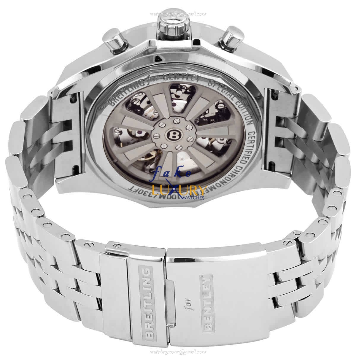 Breitling Bentley AB061112/BD80 990A Automatic Stainless Steel Black Dial Replica Watch - Image 3