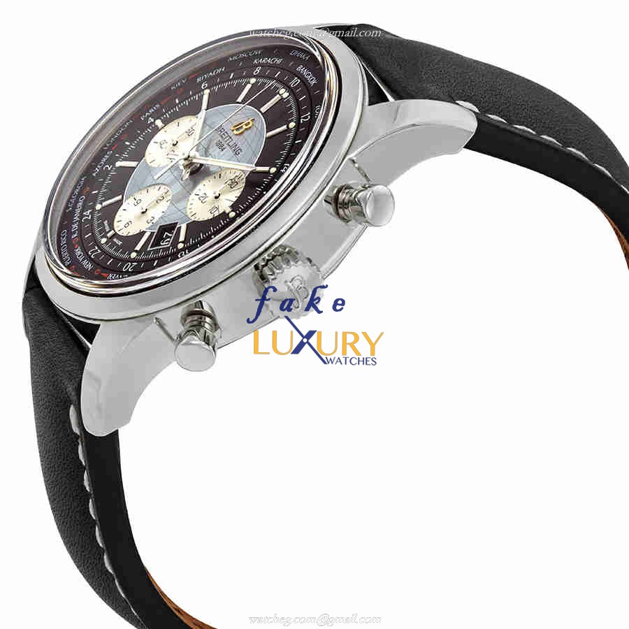 Breitling AB0510U4/BB62-441X-A20BA.1 Transocean Chronograph Replica Watch, Automatic, Black Dial - Image 2