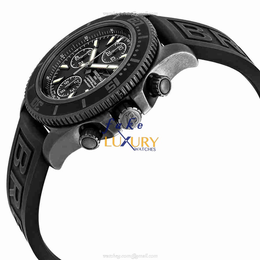 Breitling M13341B7/BD11-153S Superocean Replica Watch - Automatic - Stainless Steel - Black Dial - Image 2