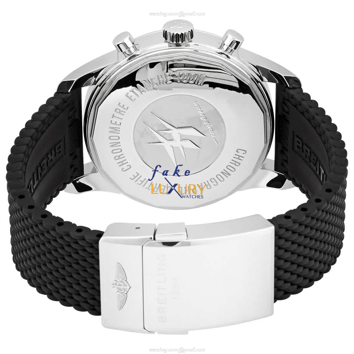 Breitling AB0510U4/BB62 440X-A20D.1 | Transocean Chronograph Automatic Steel Black Rubber | Replica - Image 3