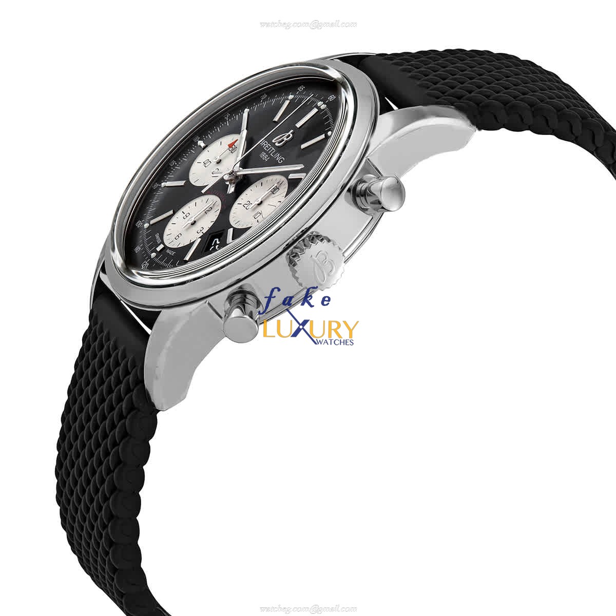 Breitling Transocean Chronograph AB0152121B1S1 - Replica Watch - Automatic - Steel Case - Black - Image 2