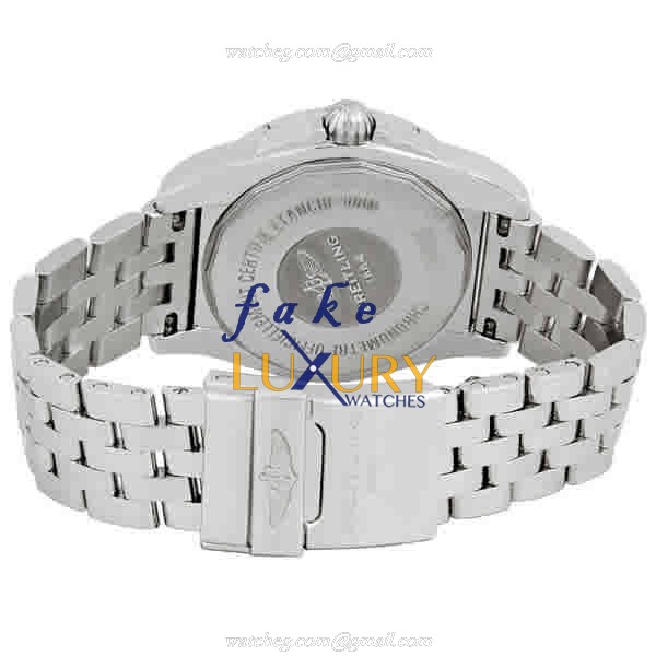 A3733012-A716-376A - Breitling Galactic Automatic Replica Watch - White Dial Silver Steel - Image 3