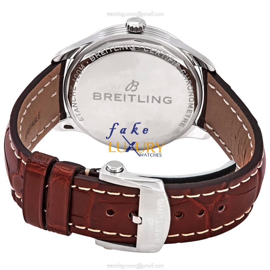 Breitling A37340351B1P1 Premier Replica Watch, Gray Dial, Automatic Movement, Steel Case - Image 3