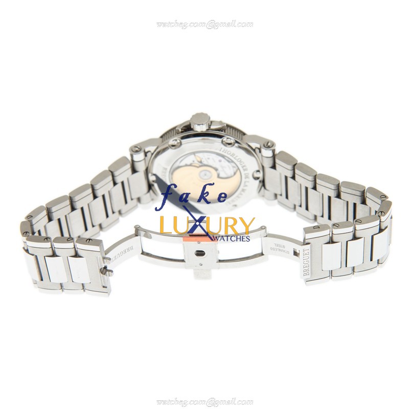 Breguet MARINE 5817ST/12/SMO Silver Dial Automatic Stainless Steel Replica Watch - Image 5