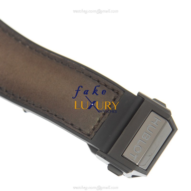 Hublot 411.CI.0500.VR.BER20 Automatic Ceramic BIG BANG Replica Watch, Brown Dial, Leather Strap - Image 4