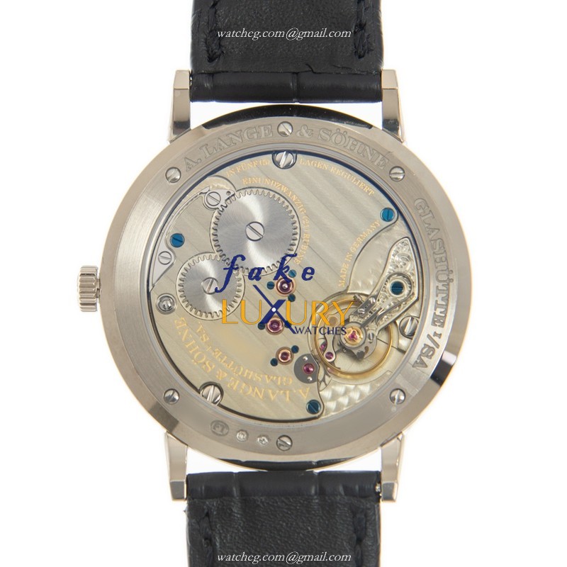 A Lange & Sohne 201.027 Saxonia Replica Watch with Manual Wind in Silver Dial - Image 3