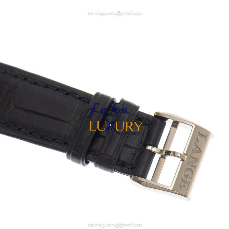 A Lange & Sohne 201.027 Saxonia Replica Watch with Manual Wind in Silver Dial - Image 4