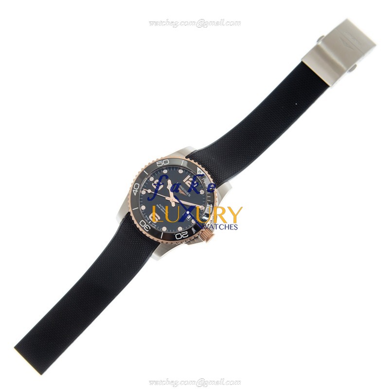 Longines L3.781.3.58.9 Replica Watch, Black Dial, Ceramic Steel Case, Automatic - Image 2
