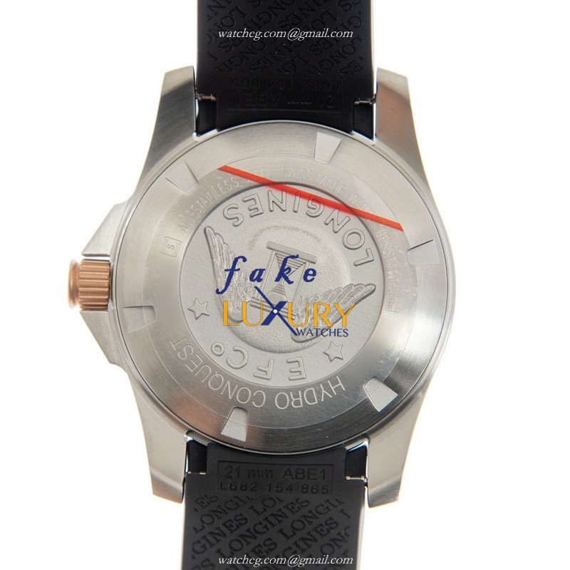 Longines L3.781.3.58.9 Replica Watch, Black Dial, Ceramic Steel Case, Automatic - Image 3