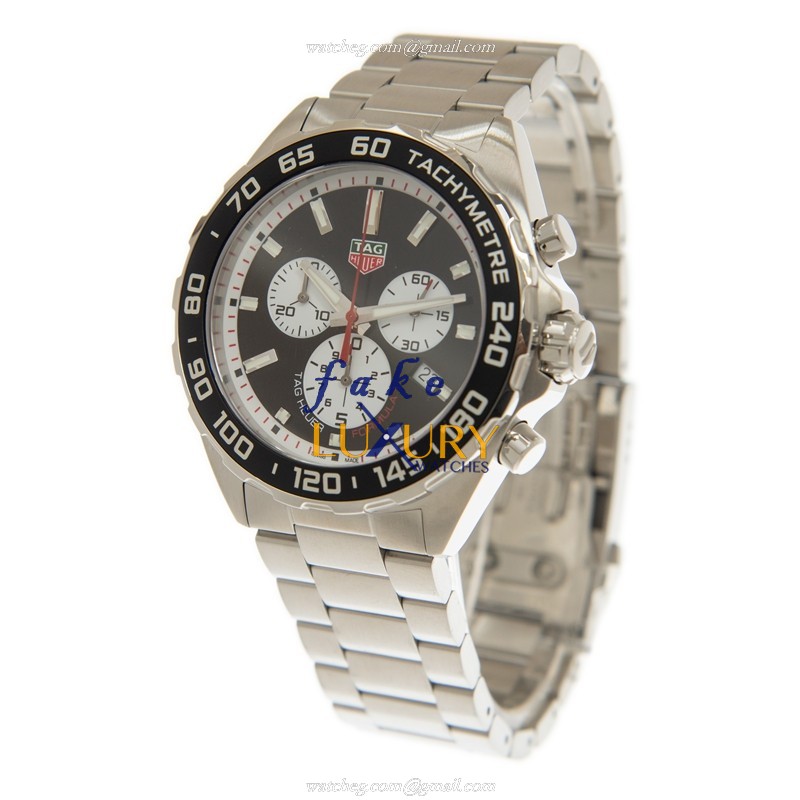 Tag Heuer CAZ101E.BA0842 Formula 1 Quartz Replica Watch - Black Dial Steel Bracelet - Image 3