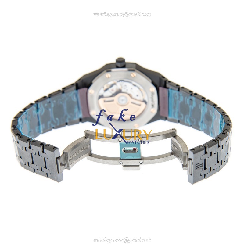 Audemars Piguet Royal Oak 77350CE.OO.1266CE.01 Automatic Ceramic Black Dial Replica Watch - Image 5