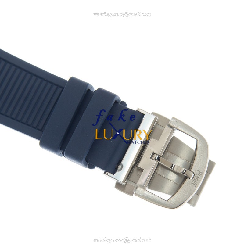 Piaget G0A46013 POLO Automatic Replica Watch, Silver Dial, Green Rubber Strap - Image 4