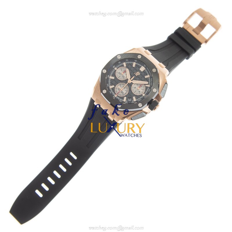 Audemars Piguet 26420RO.OO.A002CA.01 - Replica Watch - Automatic - 18kt Rose Gold - Black Dial - Image 2