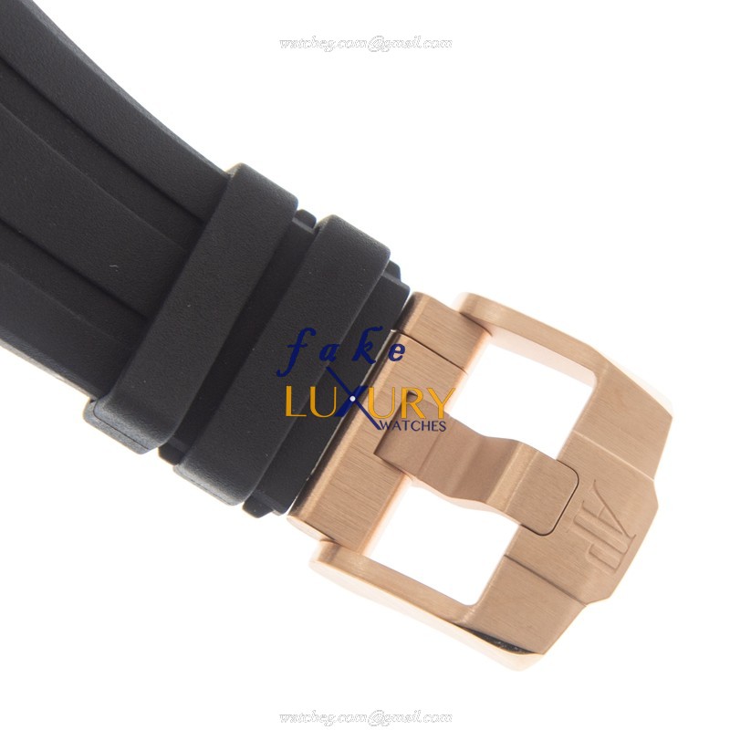 Audemars Piguet 26420RO.OO.A002CA.01 - Replica Watch - Automatic - 18kt Rose Gold - Black Dial - Image 4