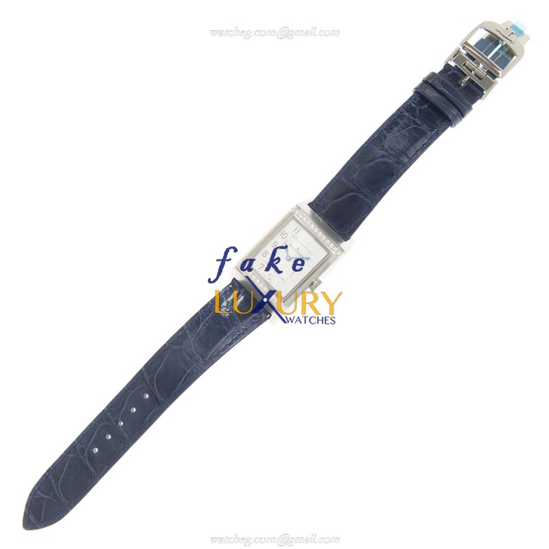 Jaeger-Lecoultre Q2578480 Reverso White Dial Blue Alligator | Automatic | Steel | Replica Watch - Image 2