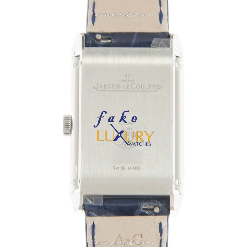 Jaeger-Lecoultre Q2578480 Reverso White Dial Blue Alligator | Automatic | Steel | Replica Watch - Image 4