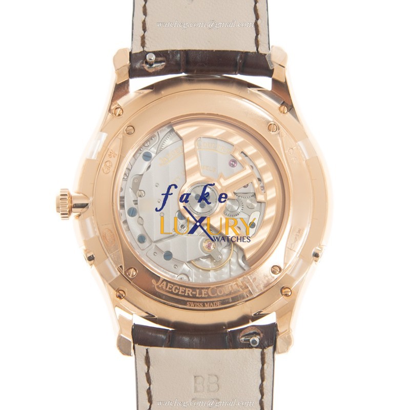 Jaeger-Lecoultre Q1362502 Master Ultra Thin Automatic 18kt Rose Gold & Diamond Replica Watch - Image 3