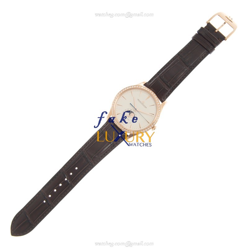 Jaeger-Lecoultre Q1362502 Master Ultra Thin Automatic 18kt Rose Gold & Diamond Replica Watch - Image 2