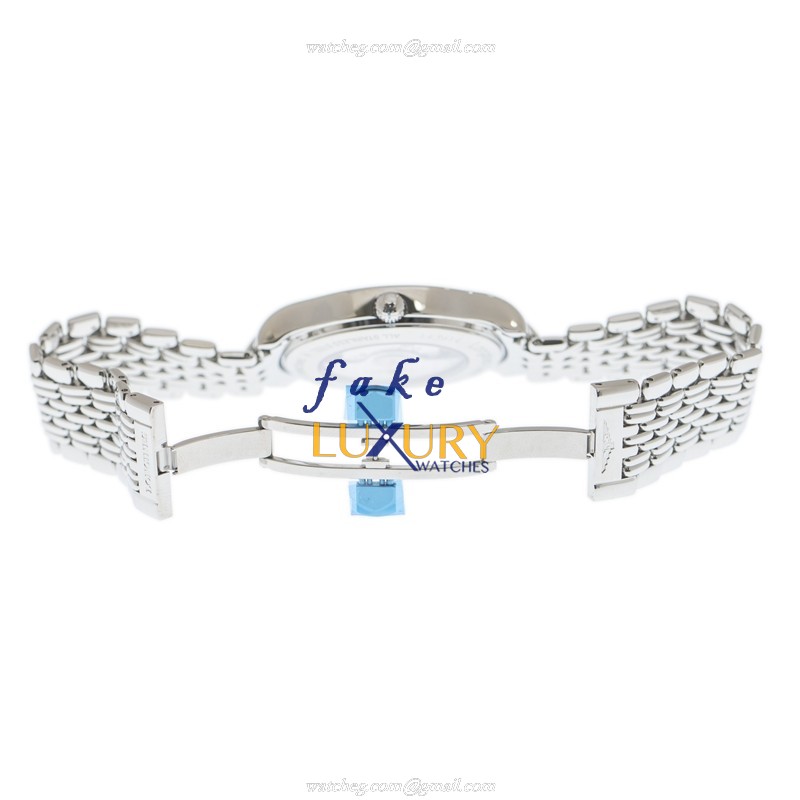 Longines L4.961.4.11.6 Lyre Replica Watch, Automatic Movement, White Dial, Steel Bracelet - Image 5