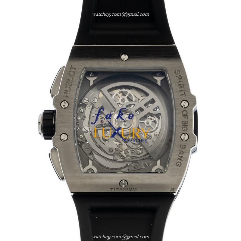 Hublot 642.NM.0170.RX SPIRIT OF BIG BANG Automatic Titanium | Silver Dial | Black Rubber Strap - Image 3