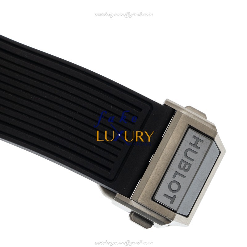 Hublot 642.NM.0170.RX SPIRIT OF BIG BANG Automatic Titanium | Silver Dial | Black Rubber Strap - Image 4