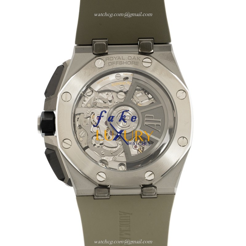 Audemars Piguet 26420SO.OO.A600CA.01 Royal Oak Offshore Replica Watch, Gray Dial, Steel Case - Image 3